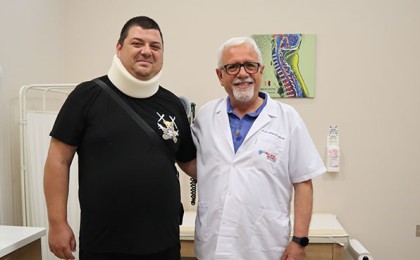 Лечение на дискова херния в шийния отдел на гръбначния стълб.