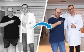 Пациентът ни г-н Стоян Турнов пристигна от Кралство Швеция, за да реши трайно проблемите си свързани с наднорменото тегло.