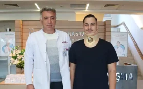 Успешно лечение на счупен шиен прешлен след тежко пътнотранспортно произшествие